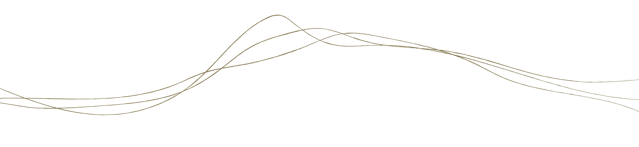 Multiple light-colored, wavy lines that mimic the flow of the ocean.