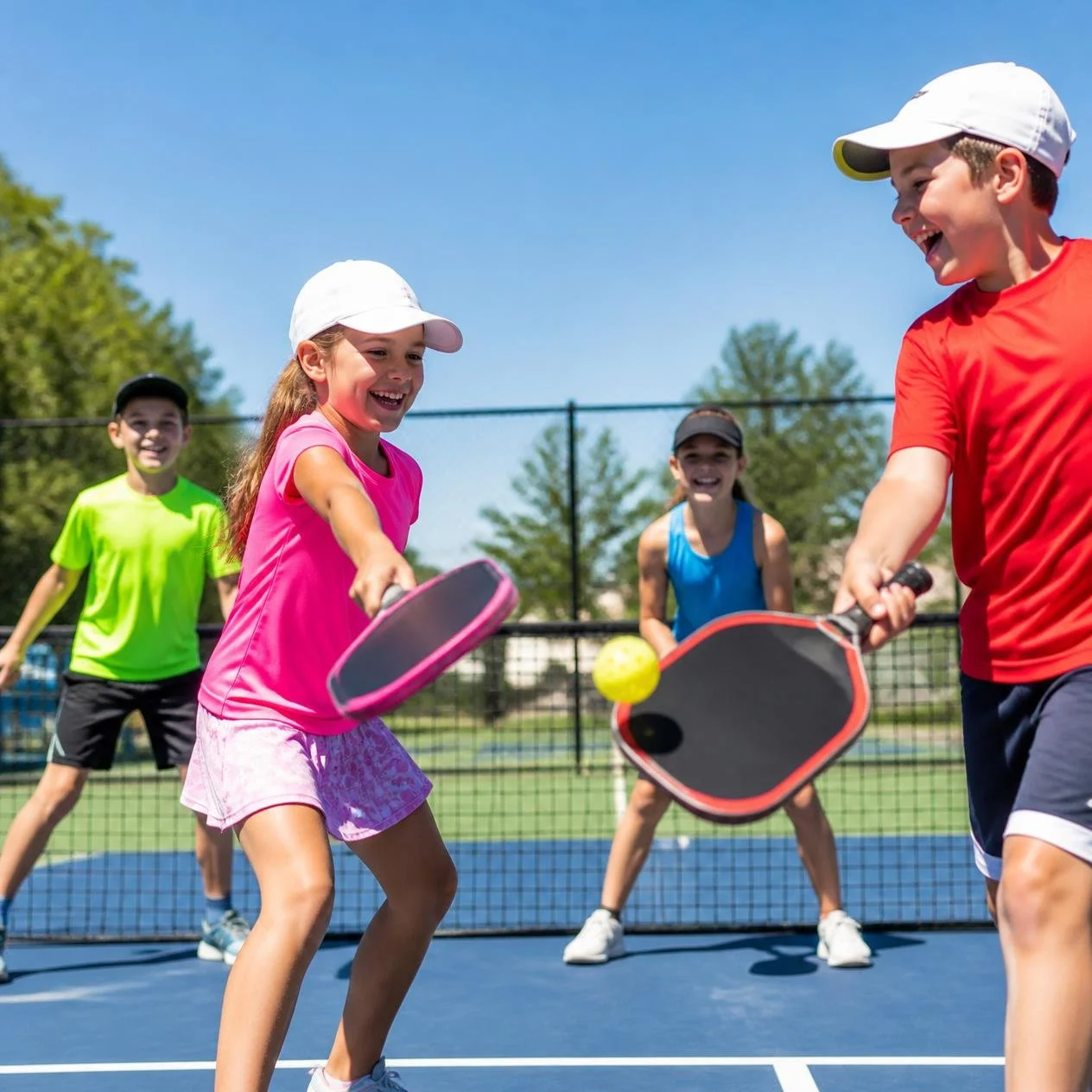 kids having fun playing pickleball on an outdoor court.jpg (Copy)