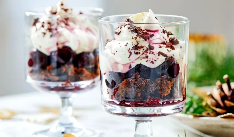 Black Forest Christmas Fool Dessert