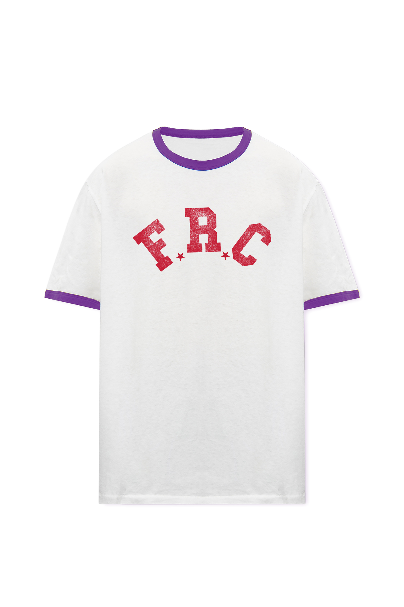frc ringer t-shirt bundle (white/red/purple)