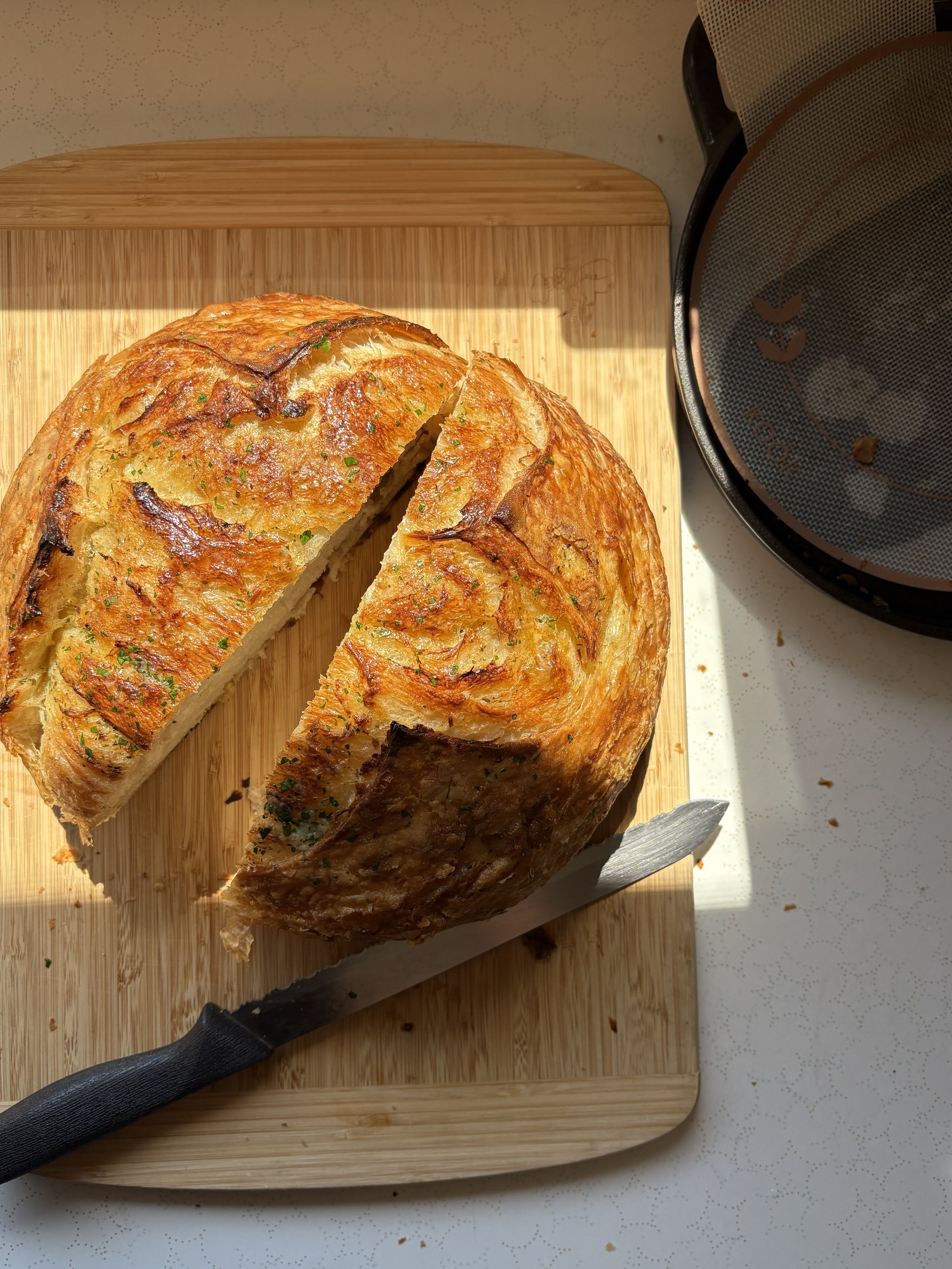 Garlic Butter Croissant Sourdough 