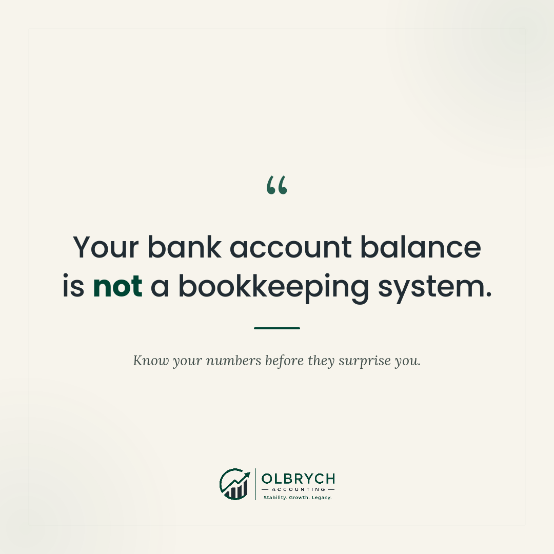 Your bank balance ≠ your financial picture