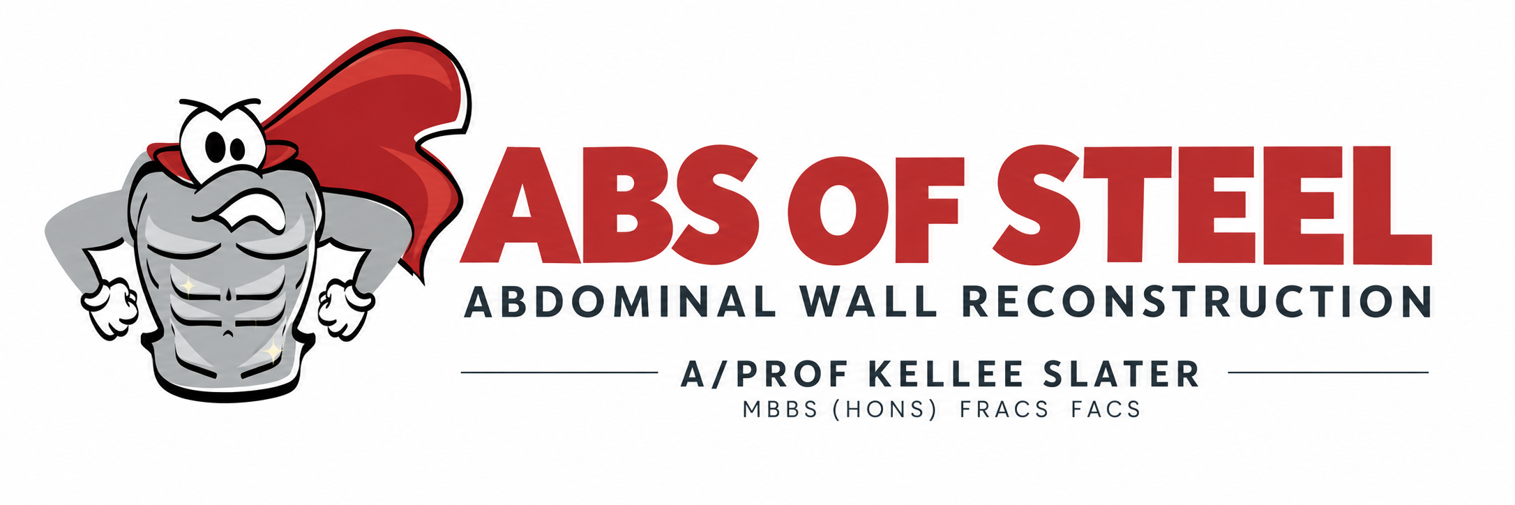 Abs of Steel. Abdominal Wall Reconstruction. A/Prof Kellee Slater.