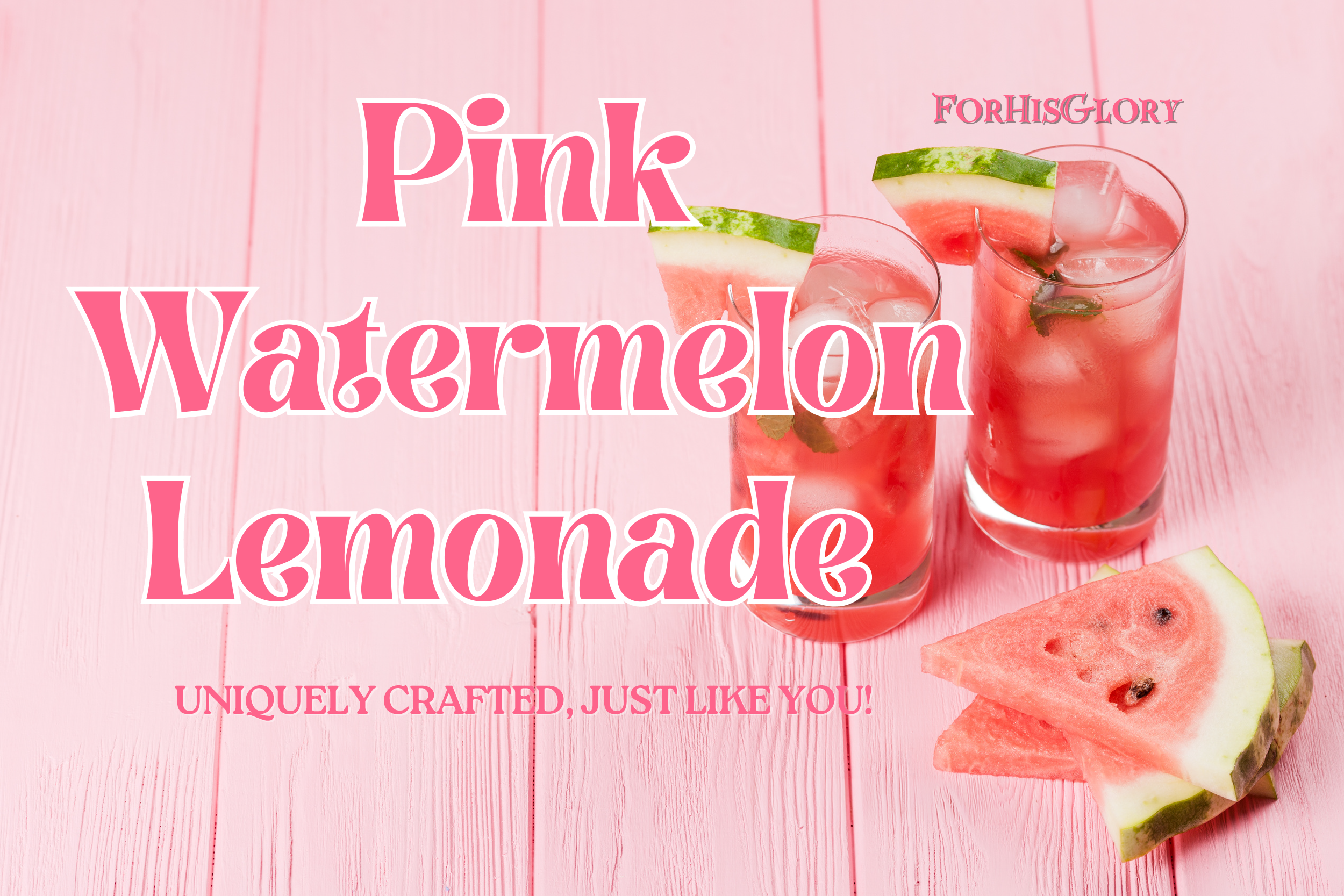 Pink Watermelon Lemonade