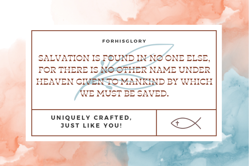 The Gift of Salvation