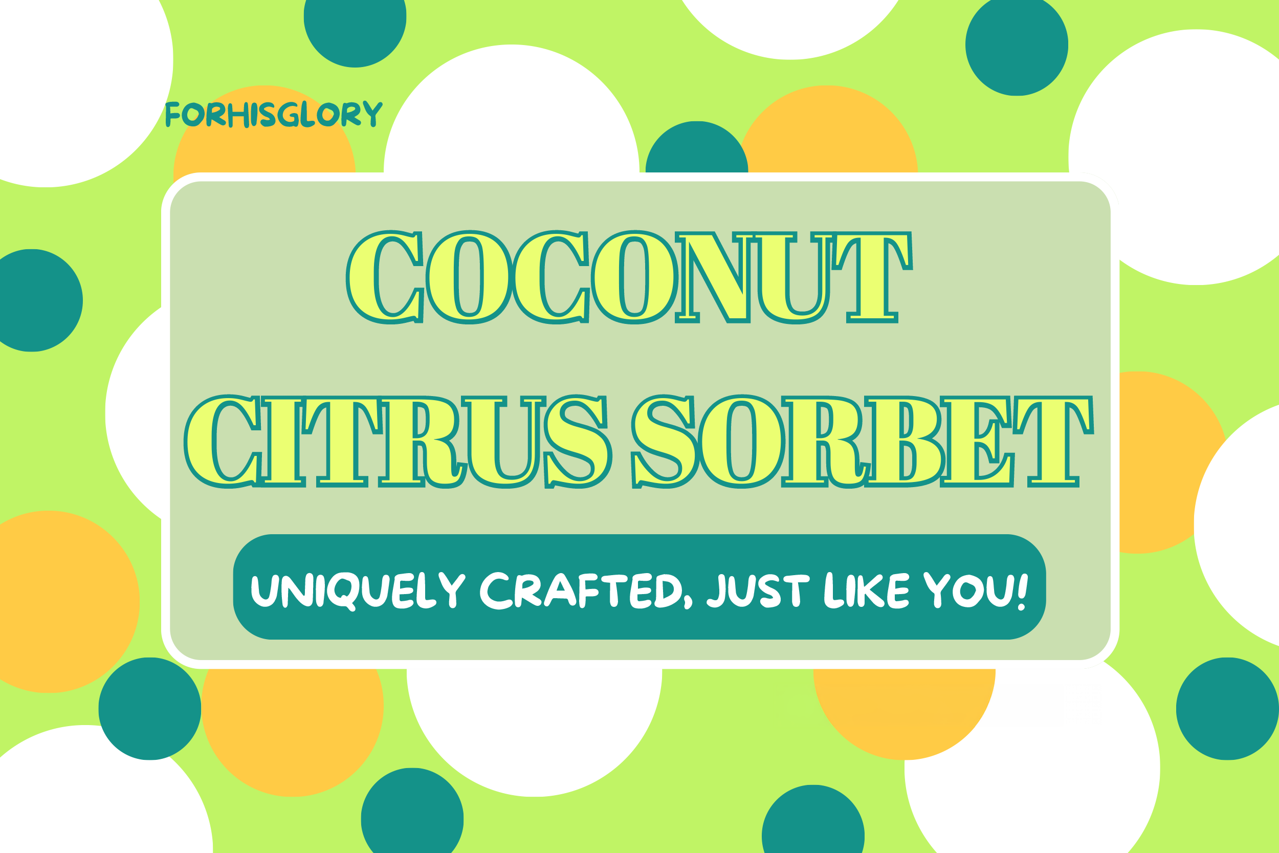 Coconut Citrus Sorbet