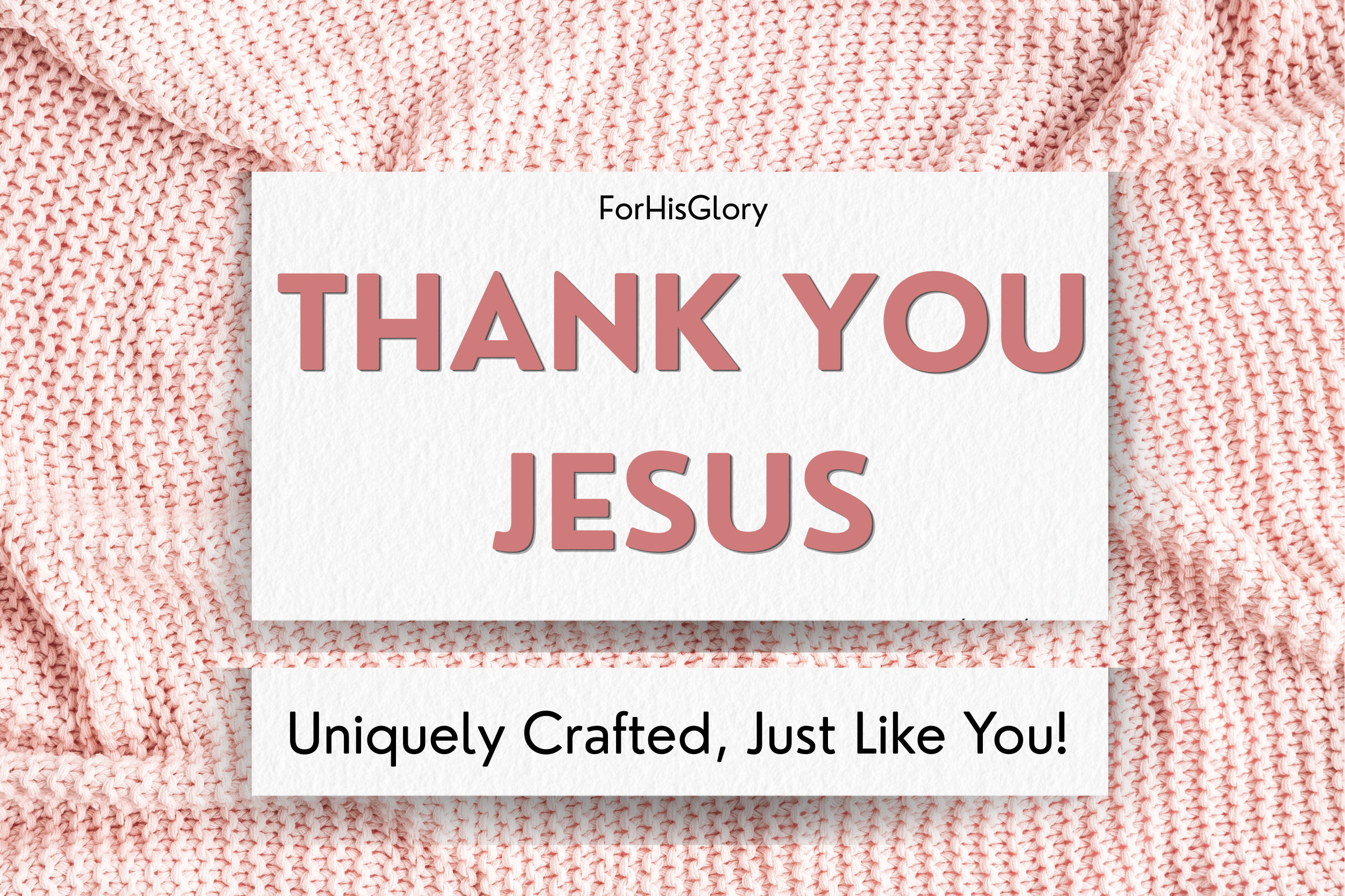 Thank You Jesus