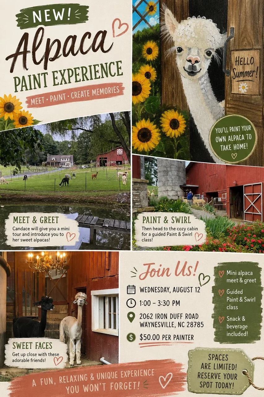 Alpaca Paint Experience
