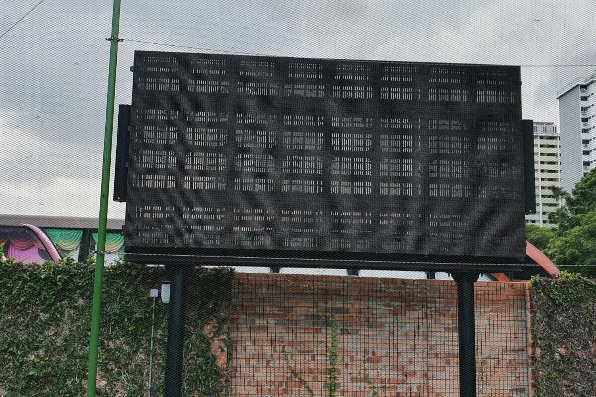 Outdoor LED Screen in Singapore Hokey village
