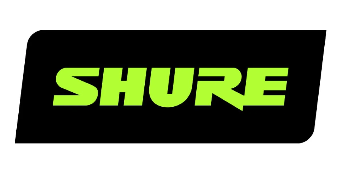 Shure logo - streaming microphone