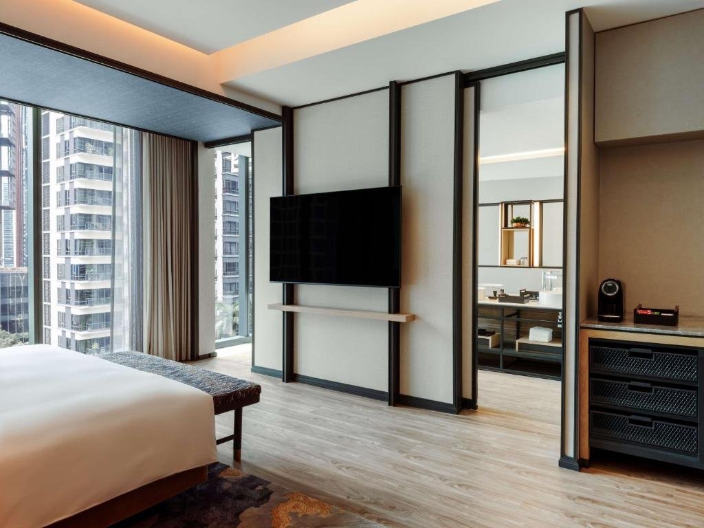 AV system at Hayatt Centric Hotel KL guest room display.jpg