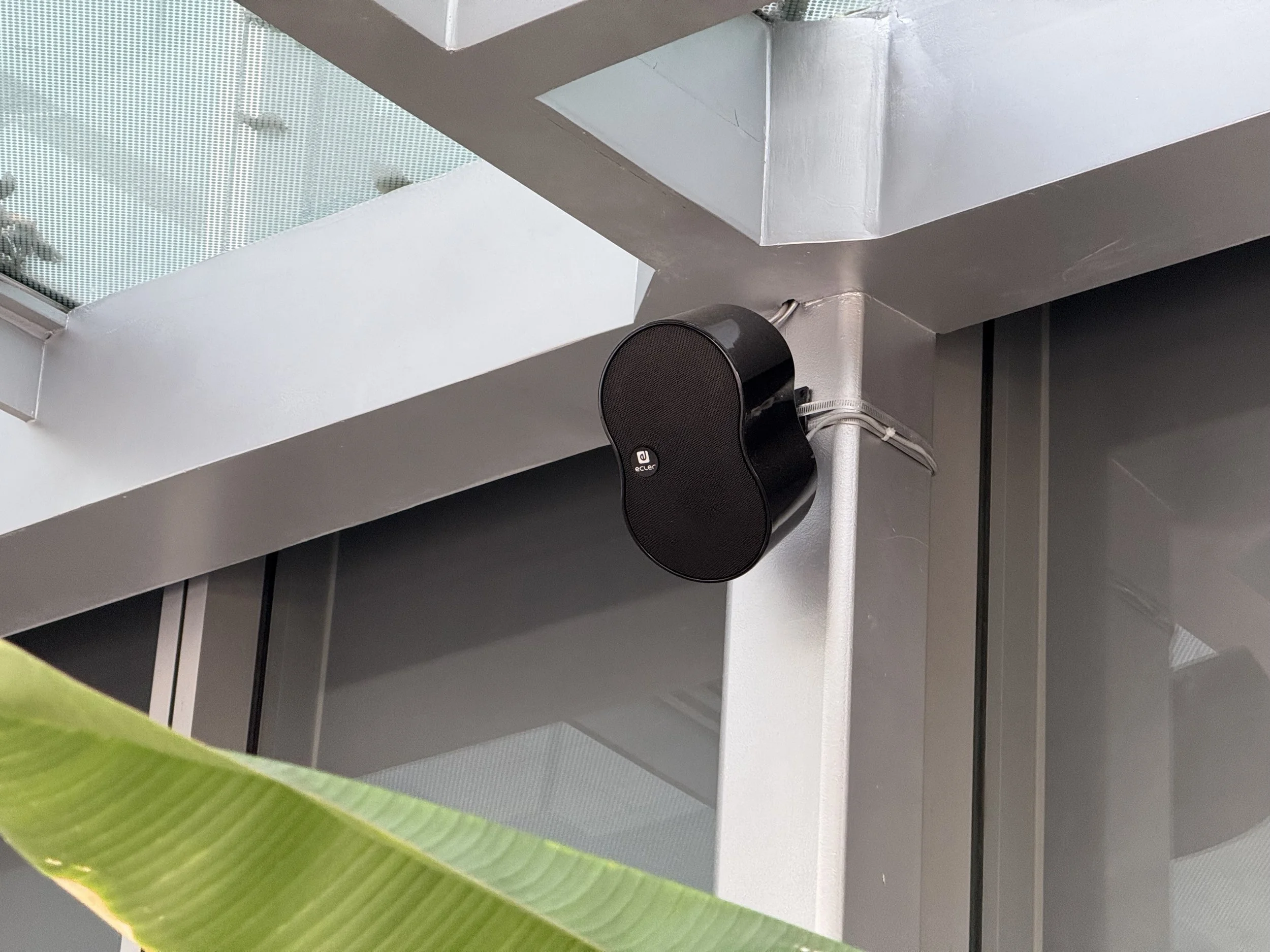 Carlton hotel Tax lounge outdoor Ecler Speaker .jpg