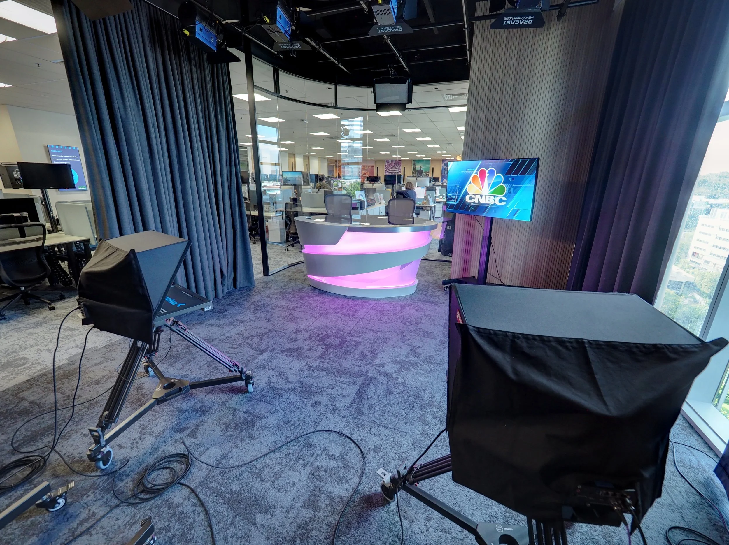 studio setup for live streaming