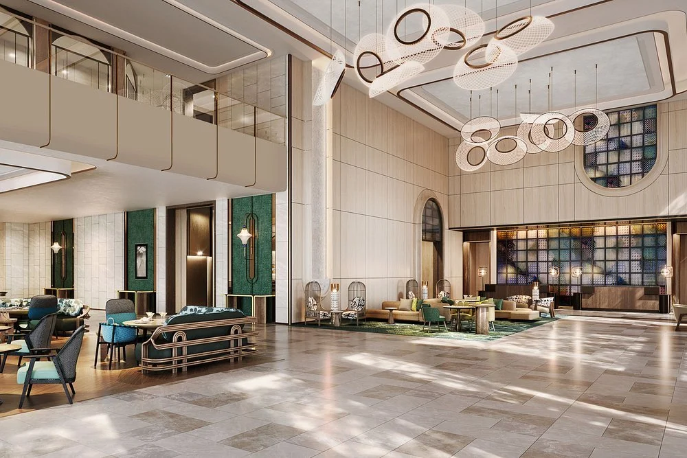 Iconic Marjorie Hotel AV System lobby-reception.jpg