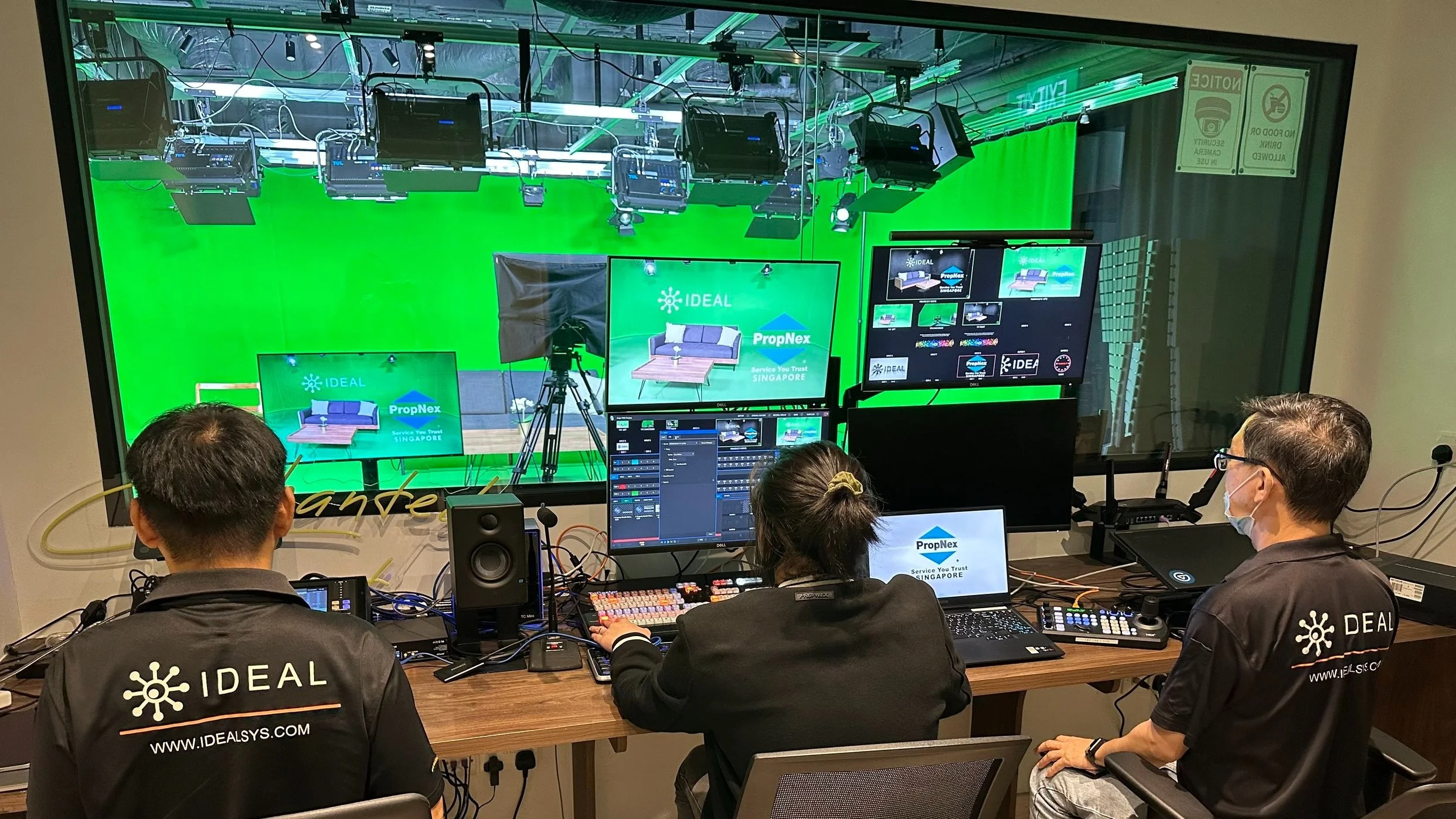 studio setup for live streaming Singapore