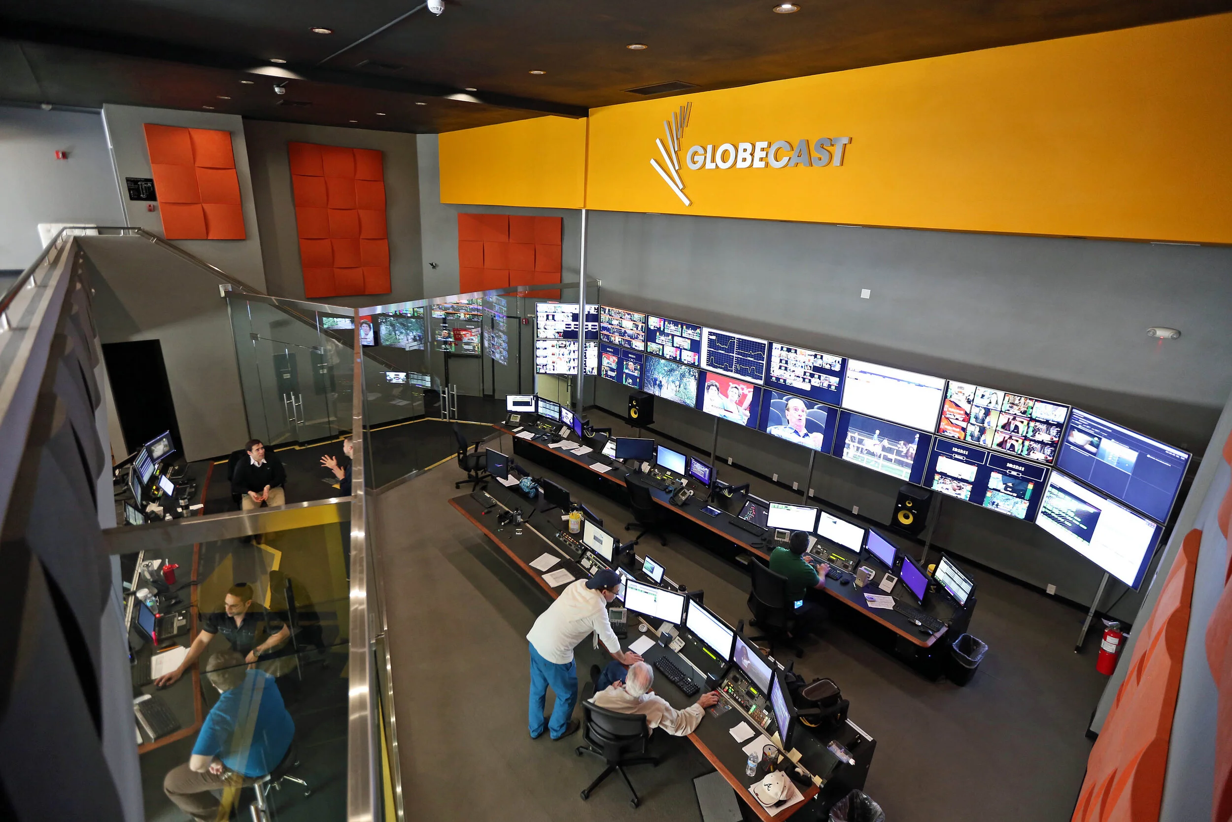 Globecast LA MCR Broadcast Facility design