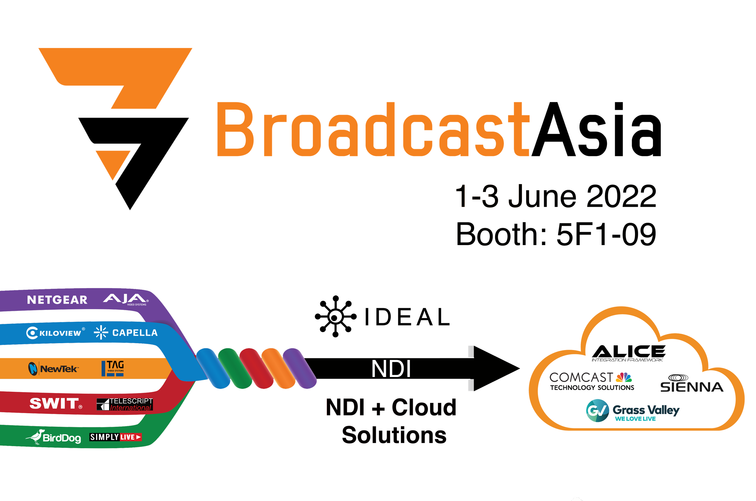 Meet us at Broadcast Asia &amp; experience NDI + Cloud Solutions