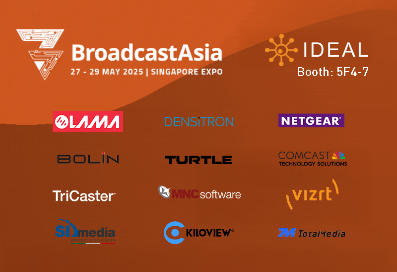 Ideal Systems Unveils Powerful Lineup of NDI, AI, and IP Solutions at BroadcastAsia 2025 