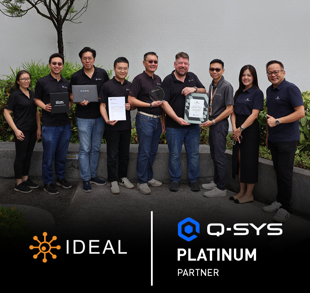 Ideal Systems Recognised as Q-SYS Platinum Partner in APAC