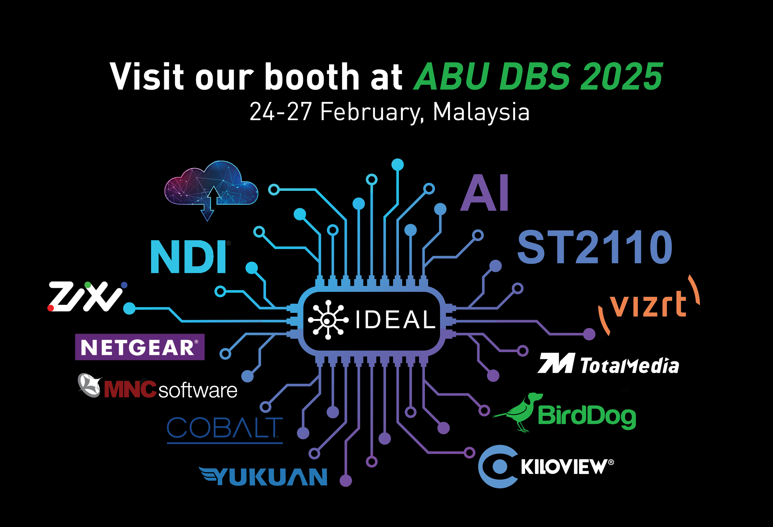 ABU DBS 2025 - Ideal Systems Booth Guide