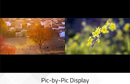 Select left / right source from NDI, SDI or HDMI