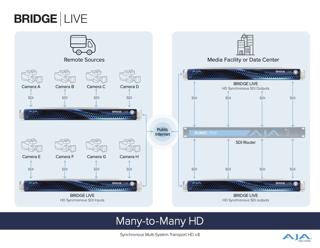 AJA Bridge Life workflow
