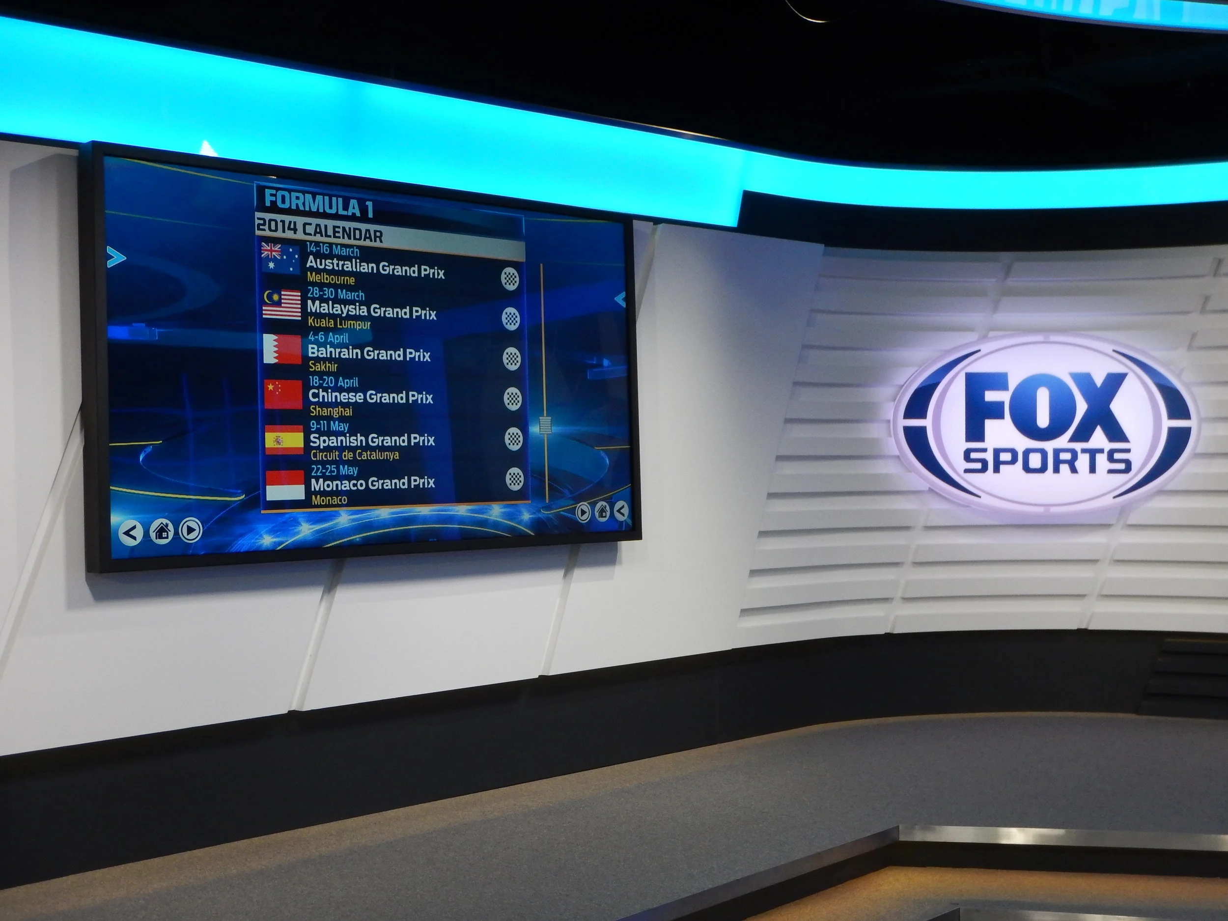 Sports TV Studio Design