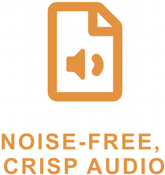 ✓ Sixteen microphones automatically focus on the person speaking and block out background noise.