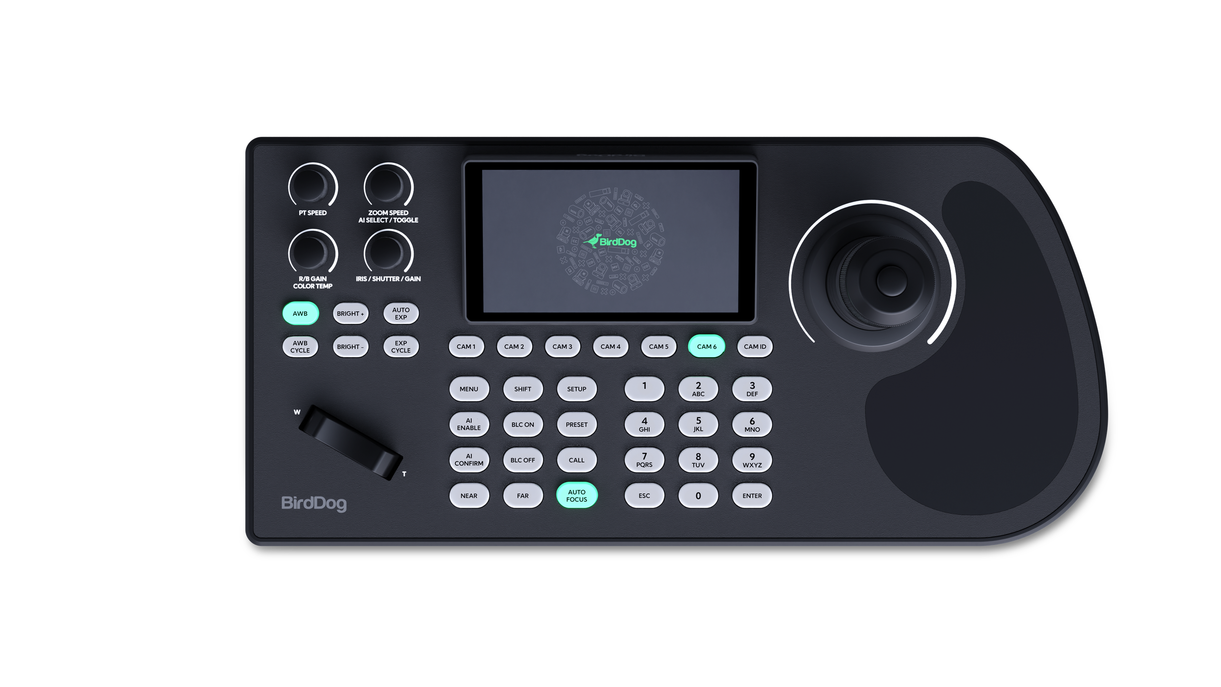 Birddog PTZ Camera Controller  KBD-top-view.png