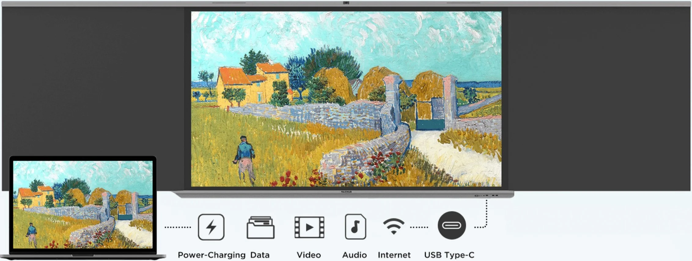 interactive screen for school