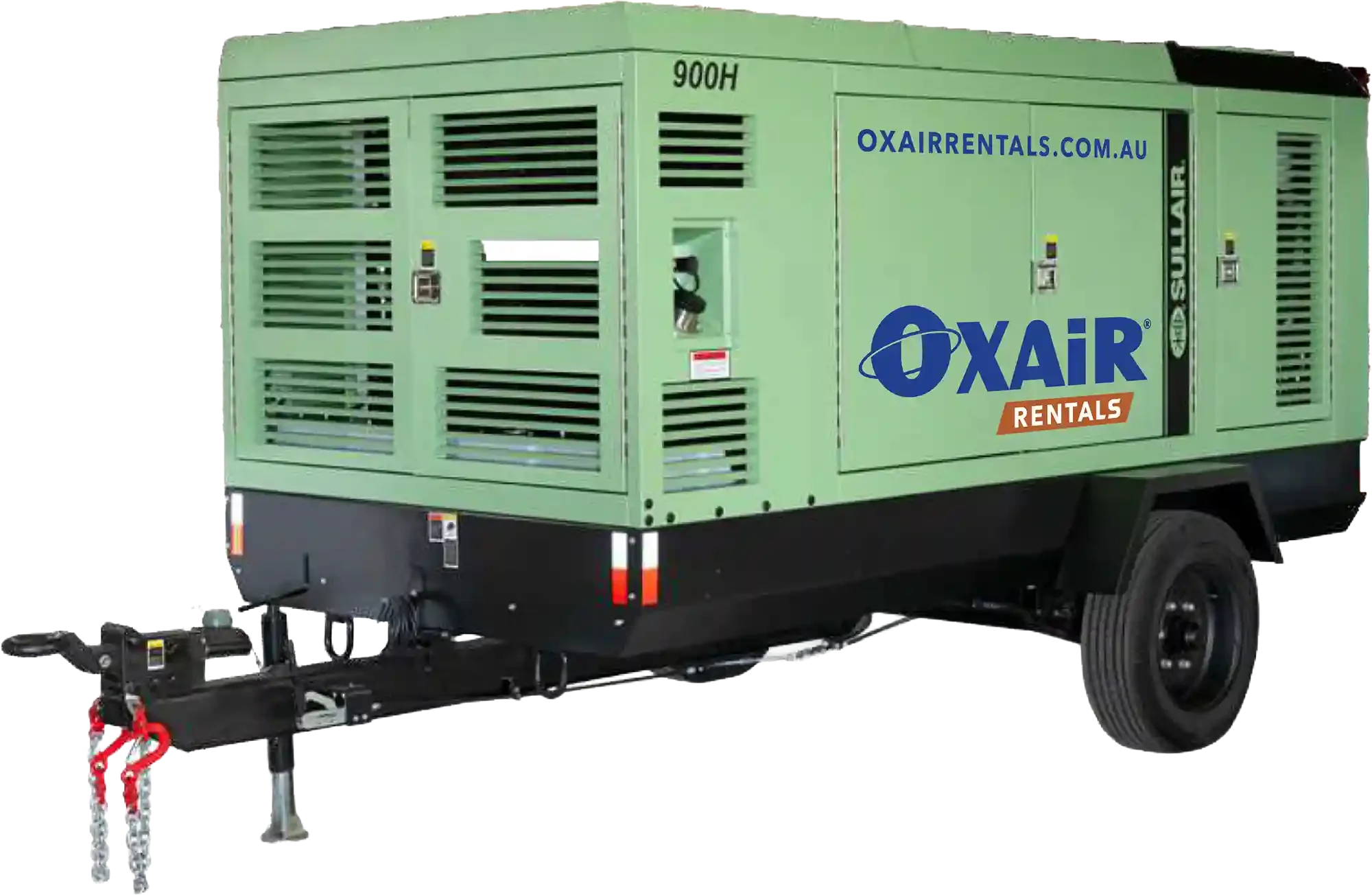 Portable compressor and Nitrogen Generator Rental Australia trailer unit ready for rapid site mobilisation.