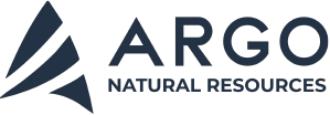 Logo of Argo Natural Resources with a stylized leaf design.