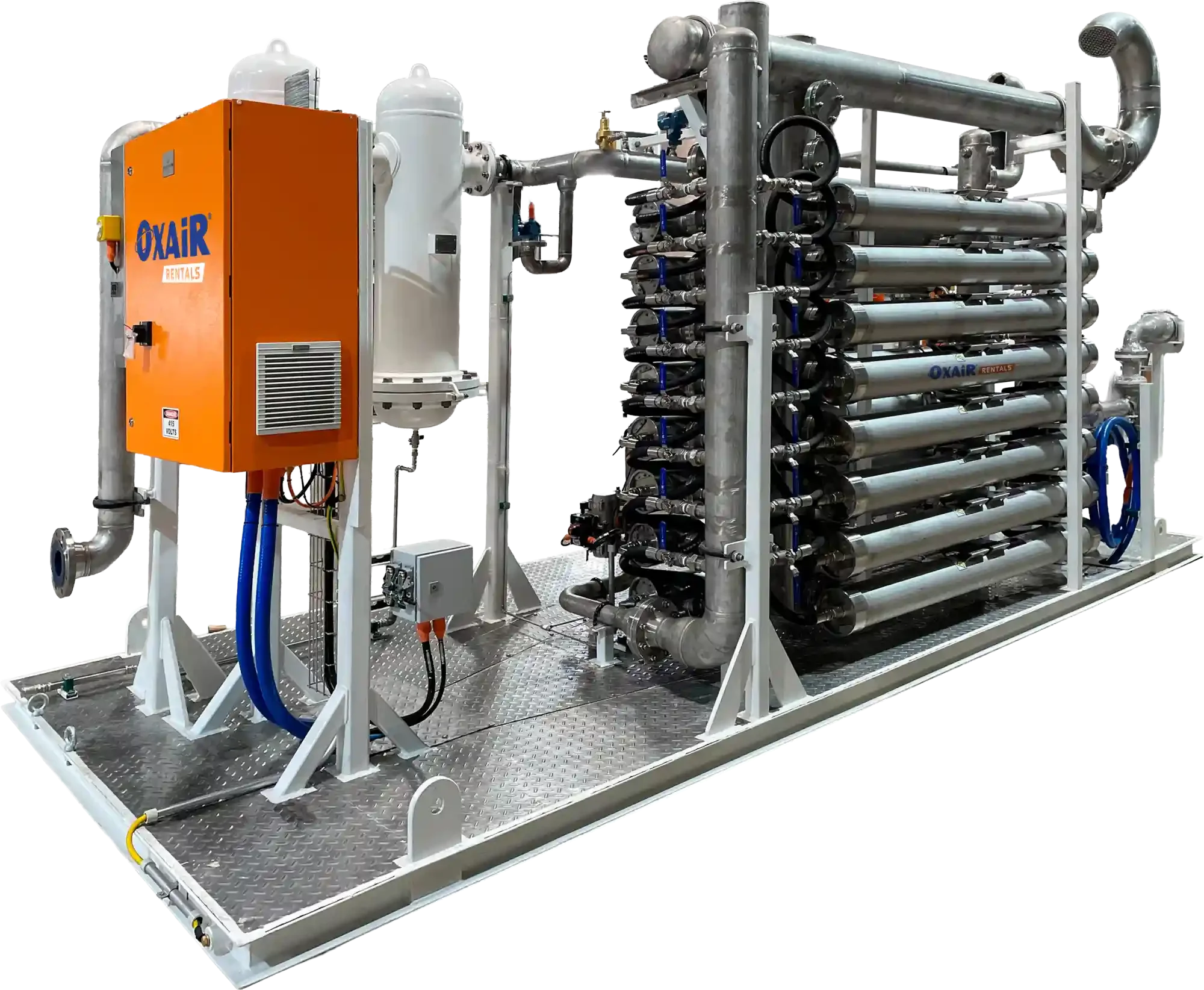 High-capacity Nitrogen Generator Rental unit built for Nitrogen Inerting and heavy mining equipment Tyre Filling.