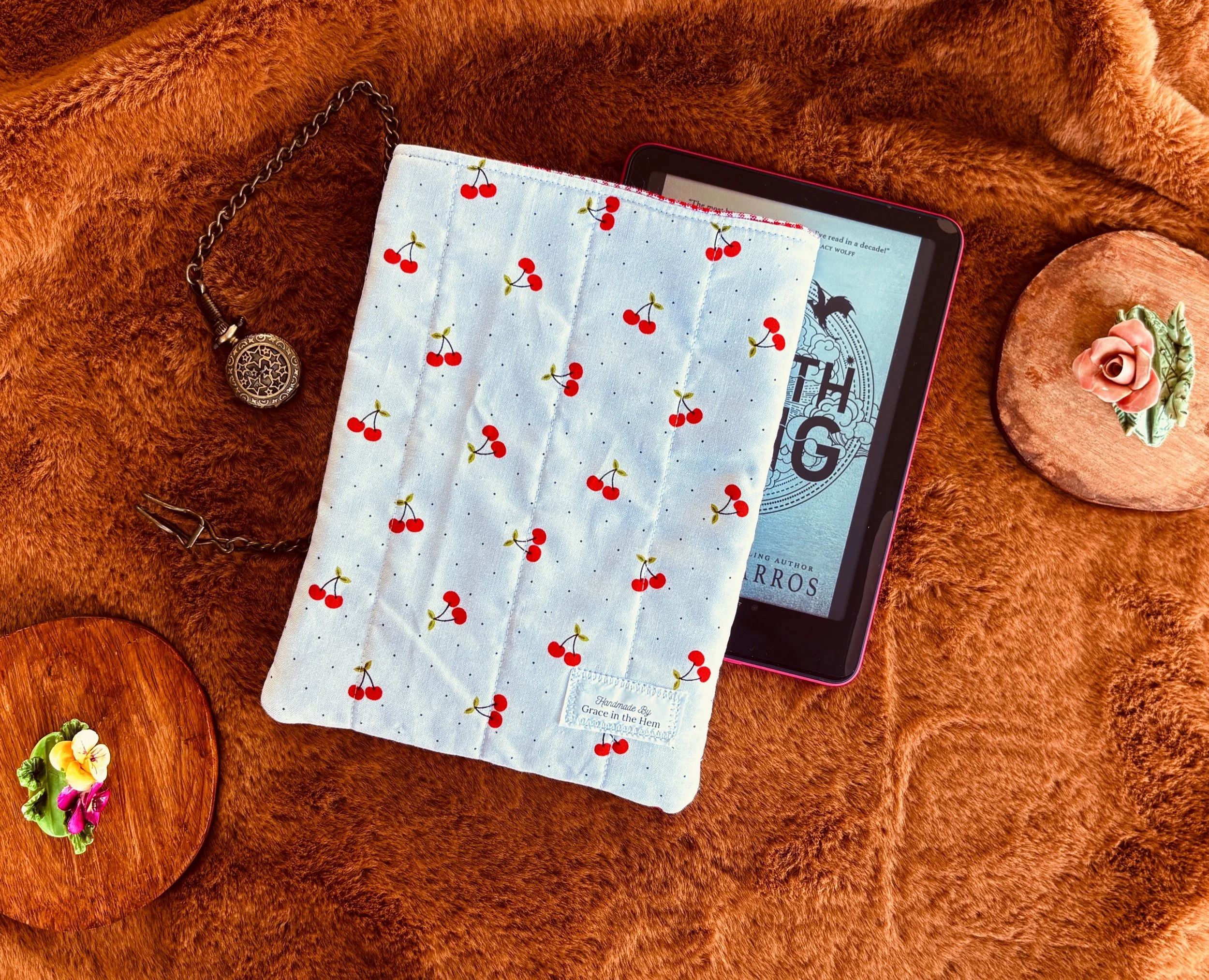 Cherry Kindle Sleeve