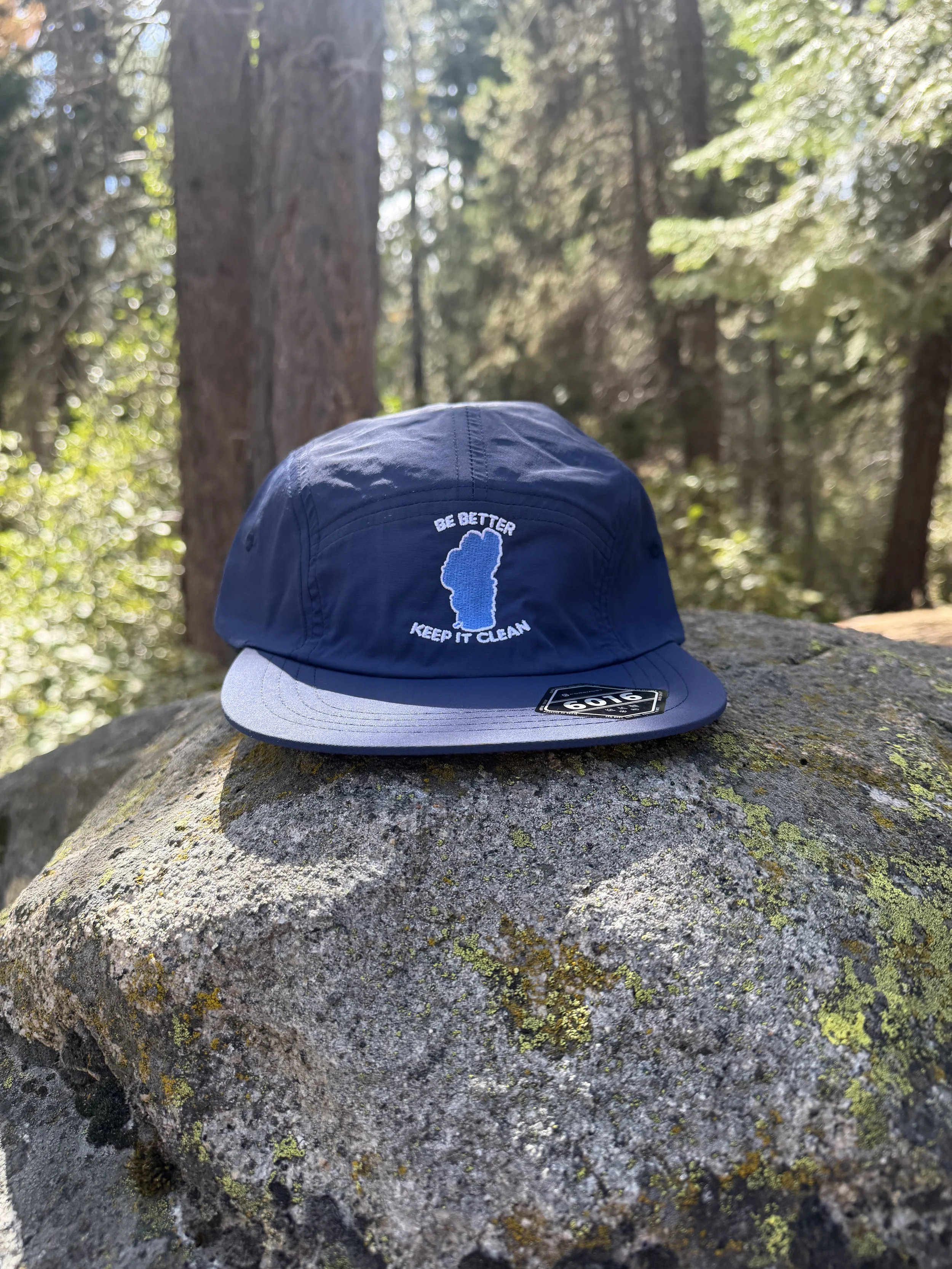 Camper Hat Unstructured - Blue - Lake Tahoe