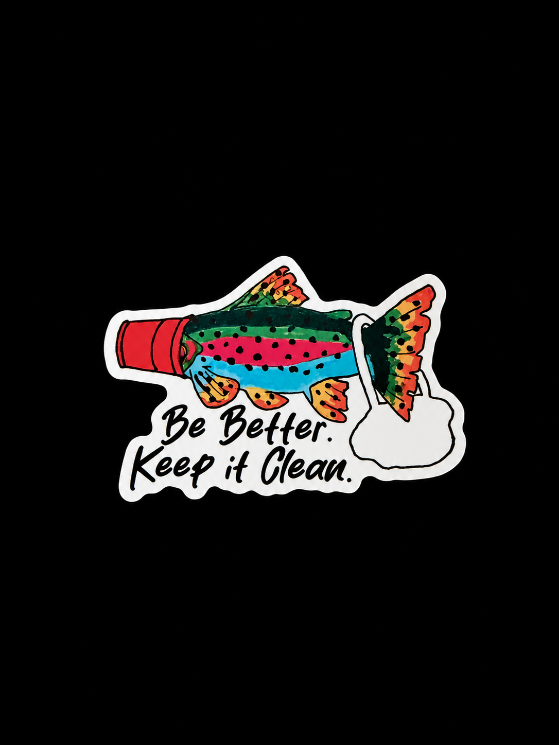 Trout Sticker
