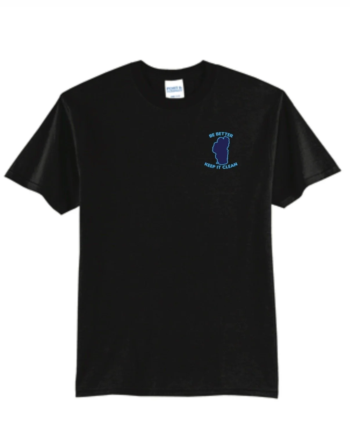 Organic Cotton Tee - Lake Tahoe - Black