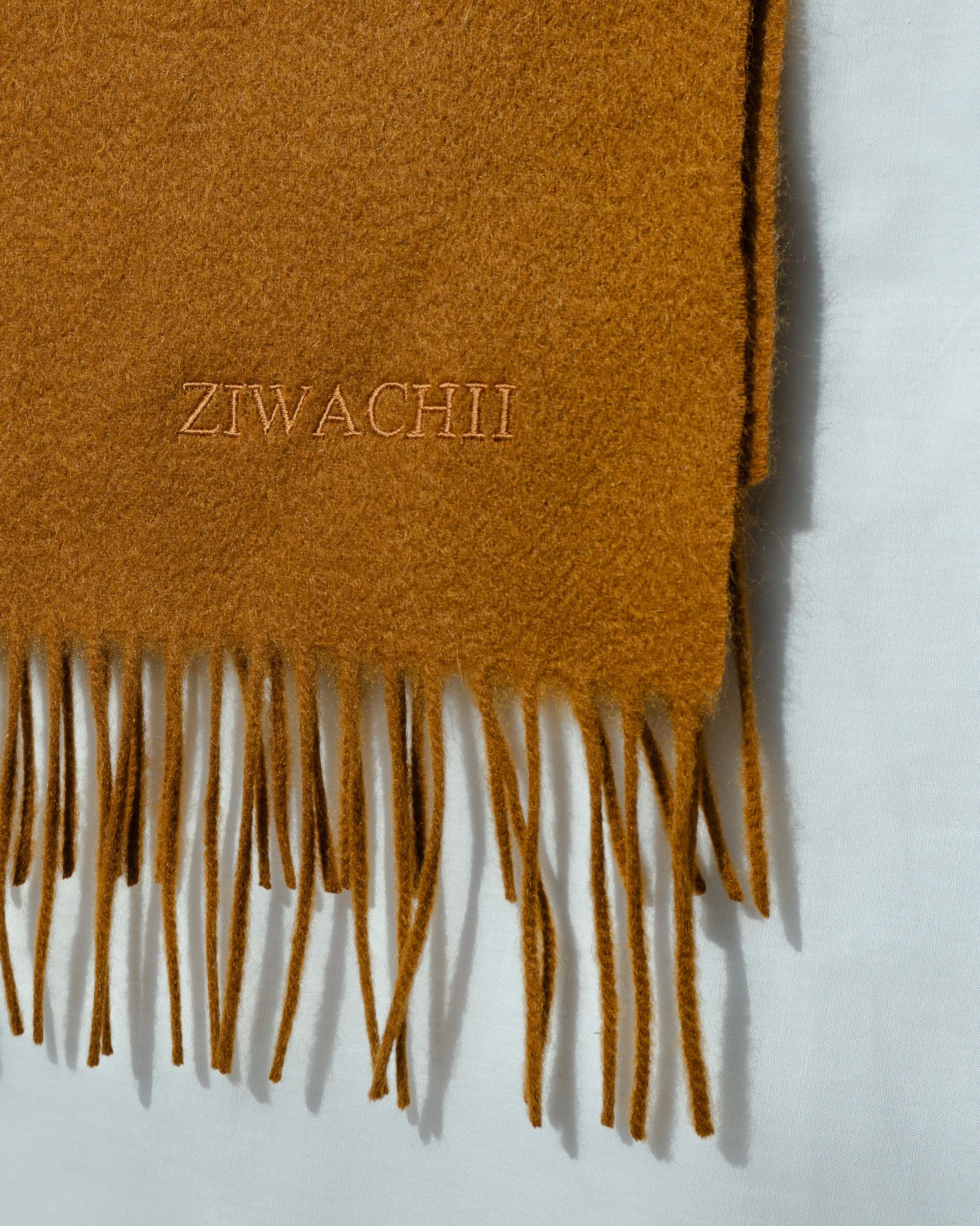Bistre Scarf In Tobacco