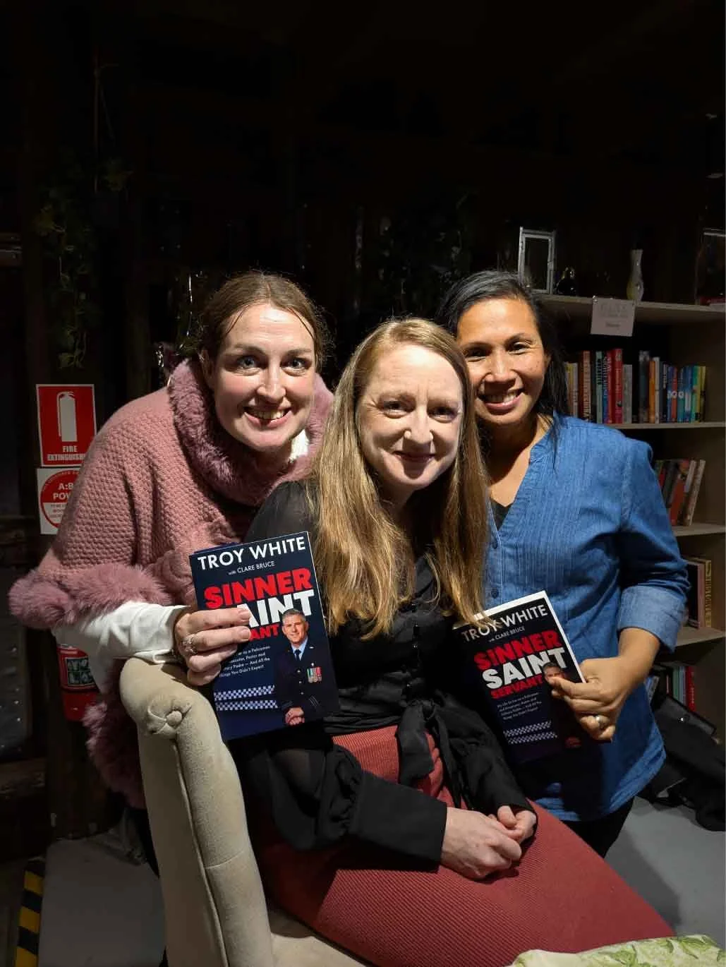 Sinner Saint Servant memoir launch at The Book Attic, Richmond
