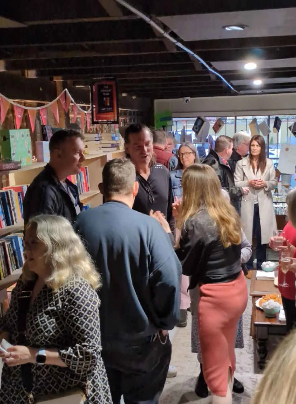 Author Clare Bruce speaking at the Sinner Saint Servant Richmond launch