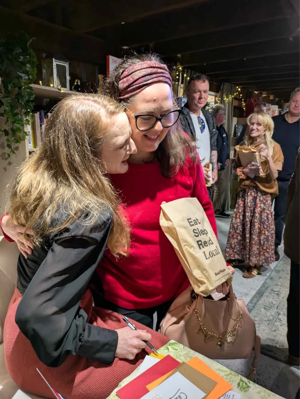 Sinner Saint Servant book launch celebration at The Book Attic, Richmond