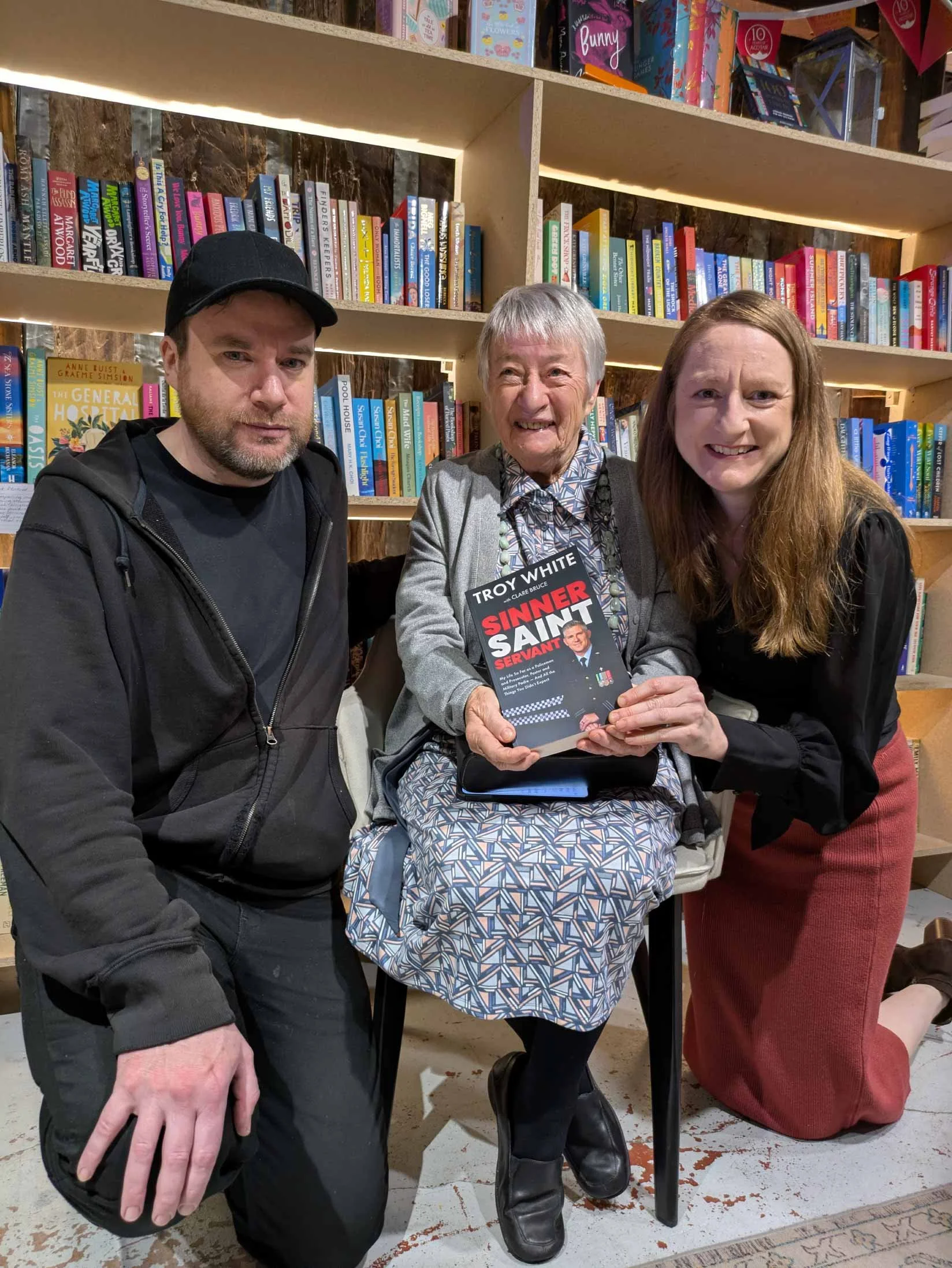 Guests at the Sinner Saint Servant book launch, The Book Attic
Richmond