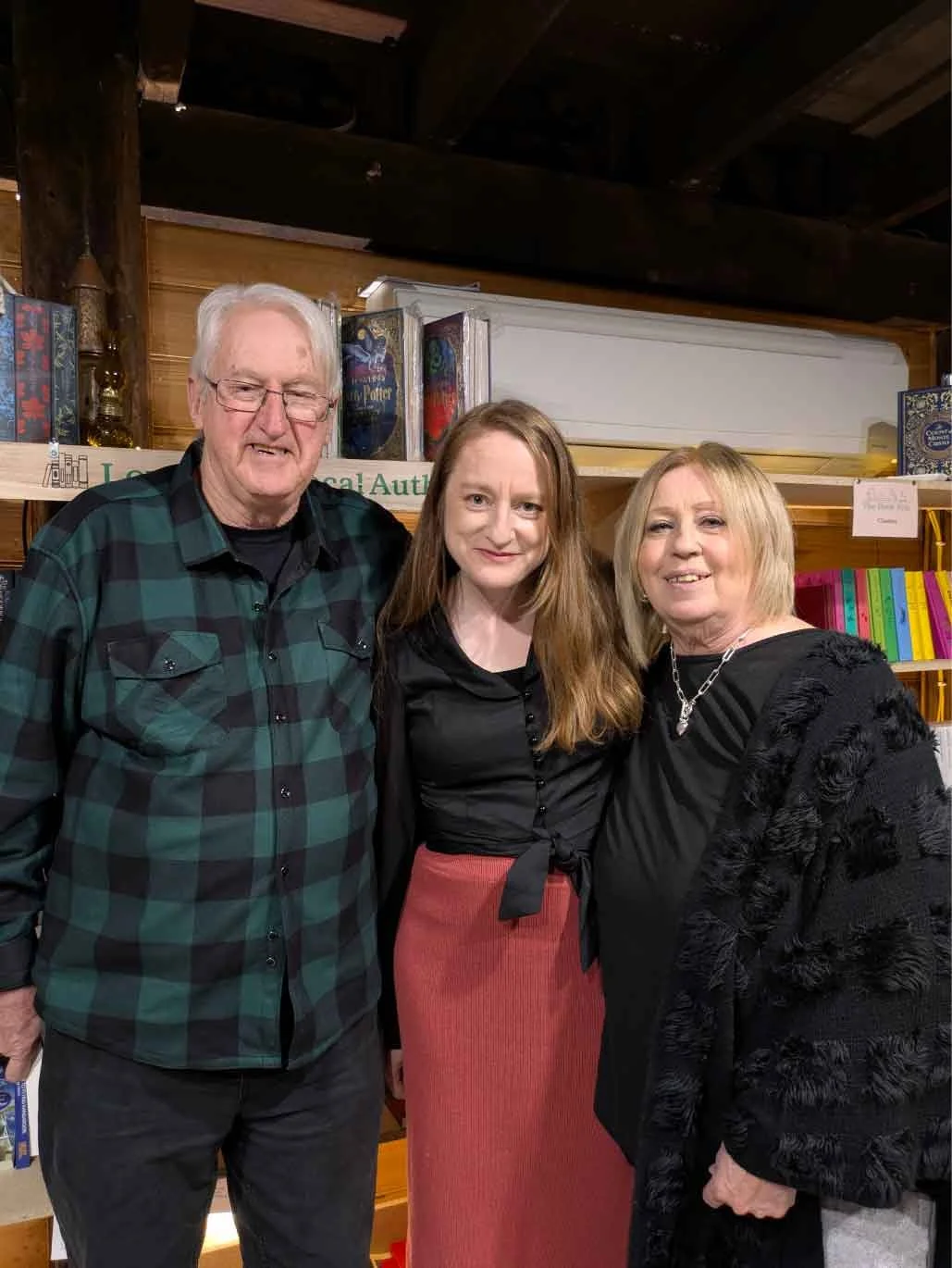 Sinner Saint Servant book launch gathering at The Book Attic,
Richmond
