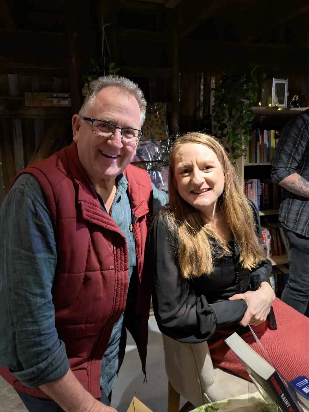 Sinner Saint Servant book launch celebration at The Book Attic, Richmond