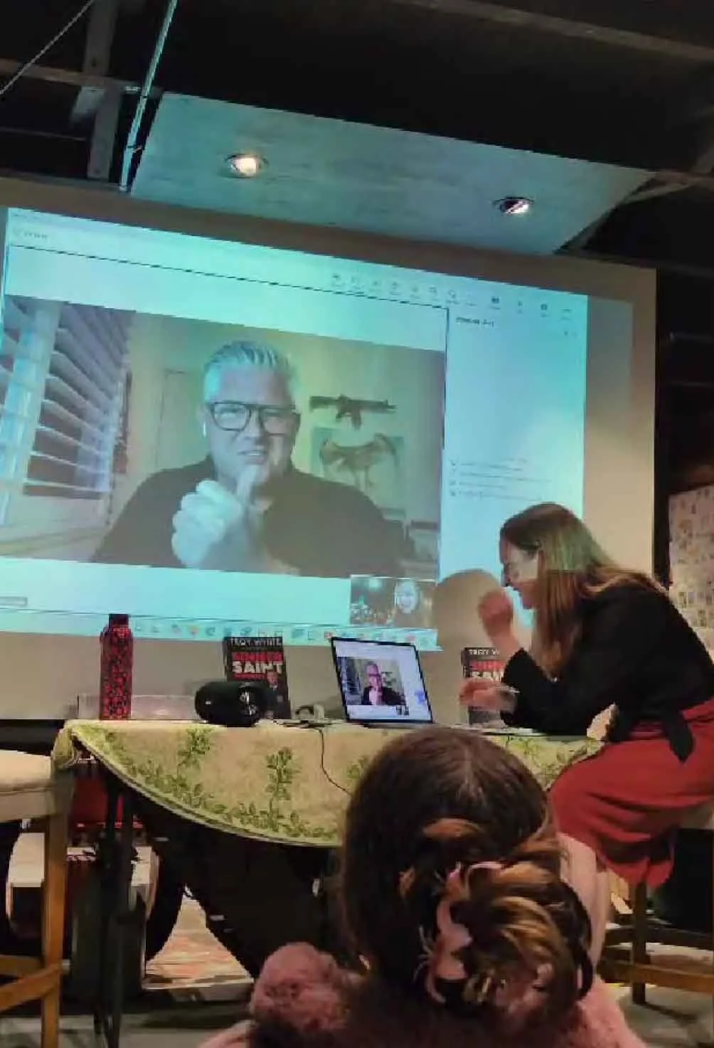 Sinner Saint Servant book launch and Q&A, The Book Attic Richmond