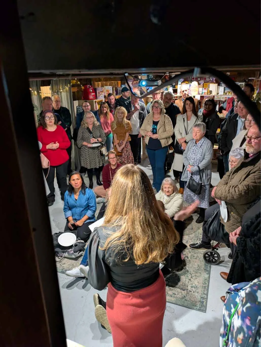 Sinner Saint Servant memoir launch at The Book Attic, Richmond