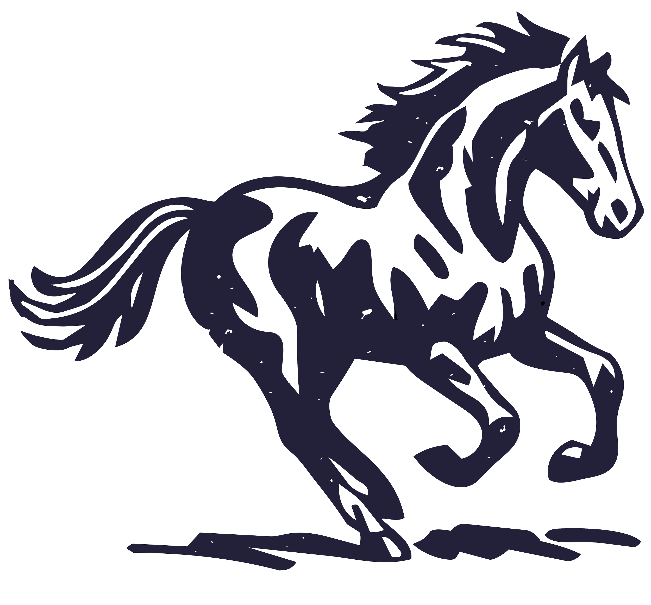 Horse illustration logo