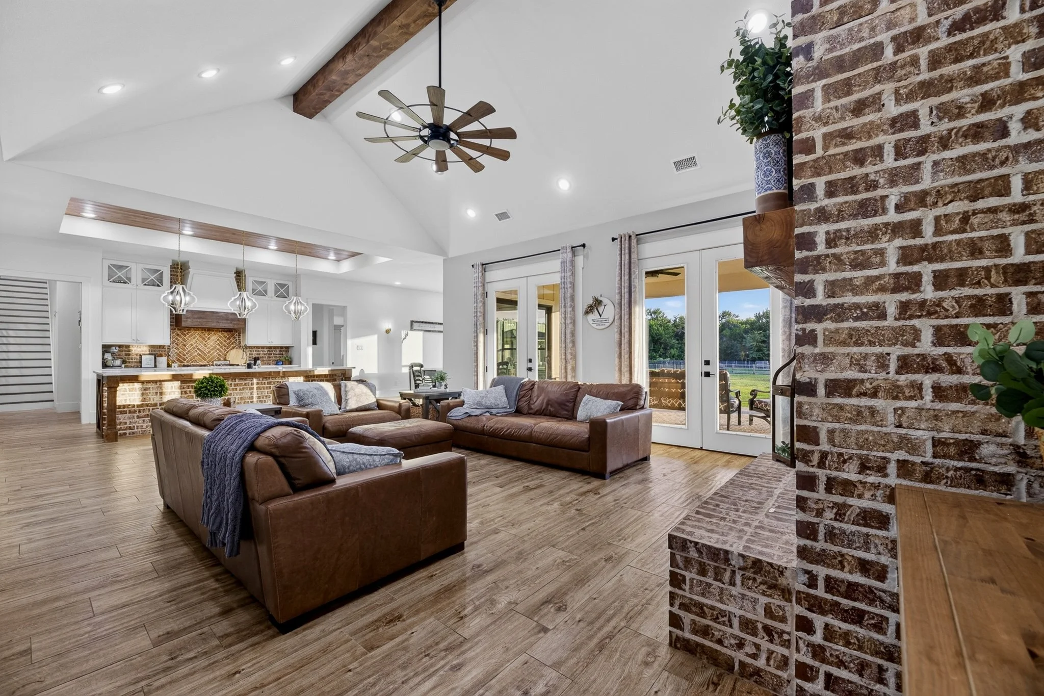 Family Room and Kitchen