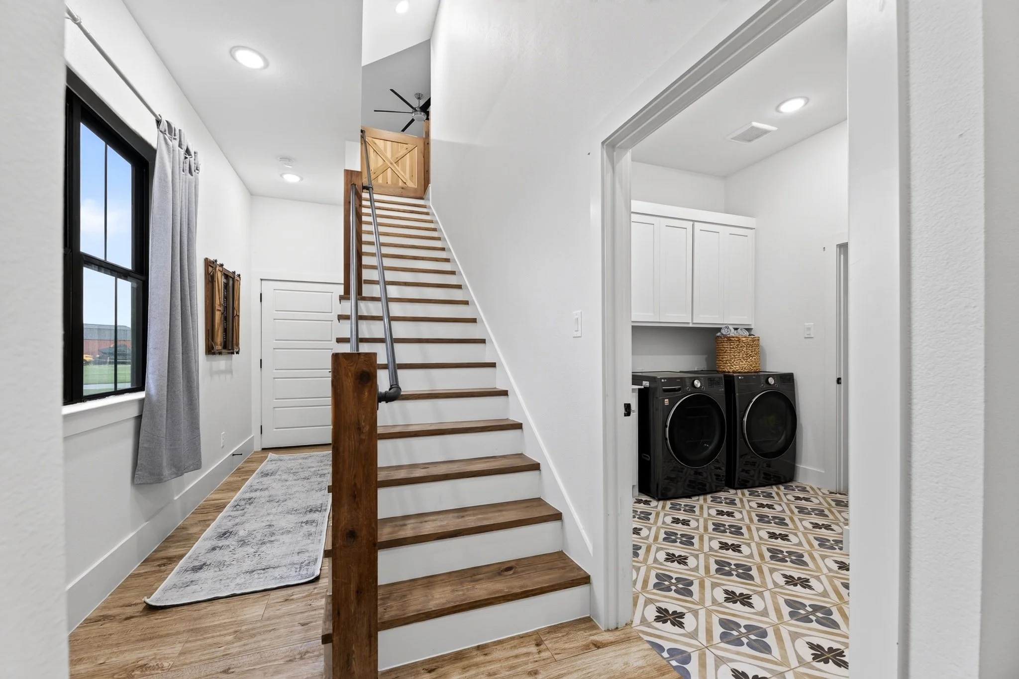Garage Hall and Stairs