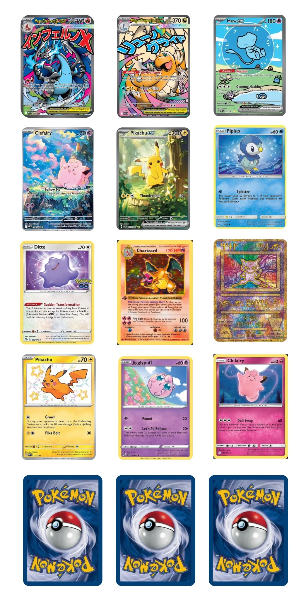 pokémon card decals